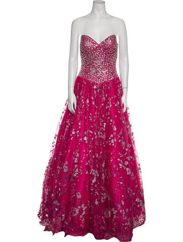 Jovani Dresses Lace Pattern Long Dress US 6 | M