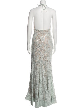 Jovani Lace Pattern Long Dress