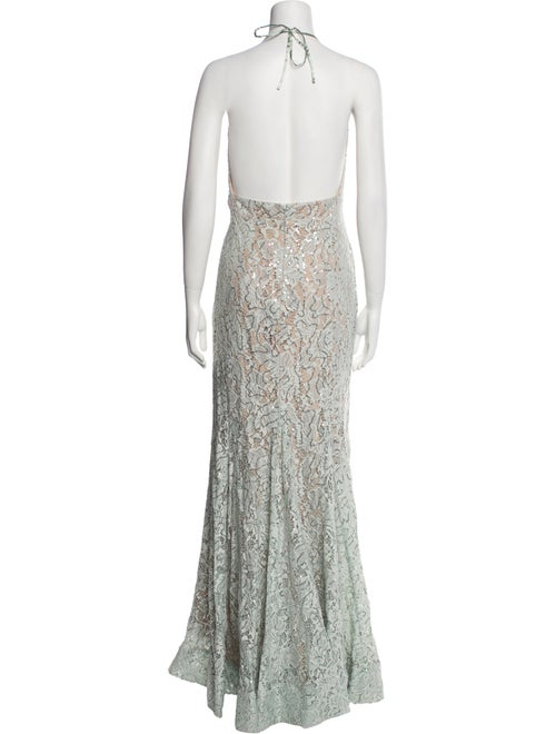 Jovani Lace Pattern Long Dress