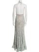 Jovani Lace Pattern Long Dress