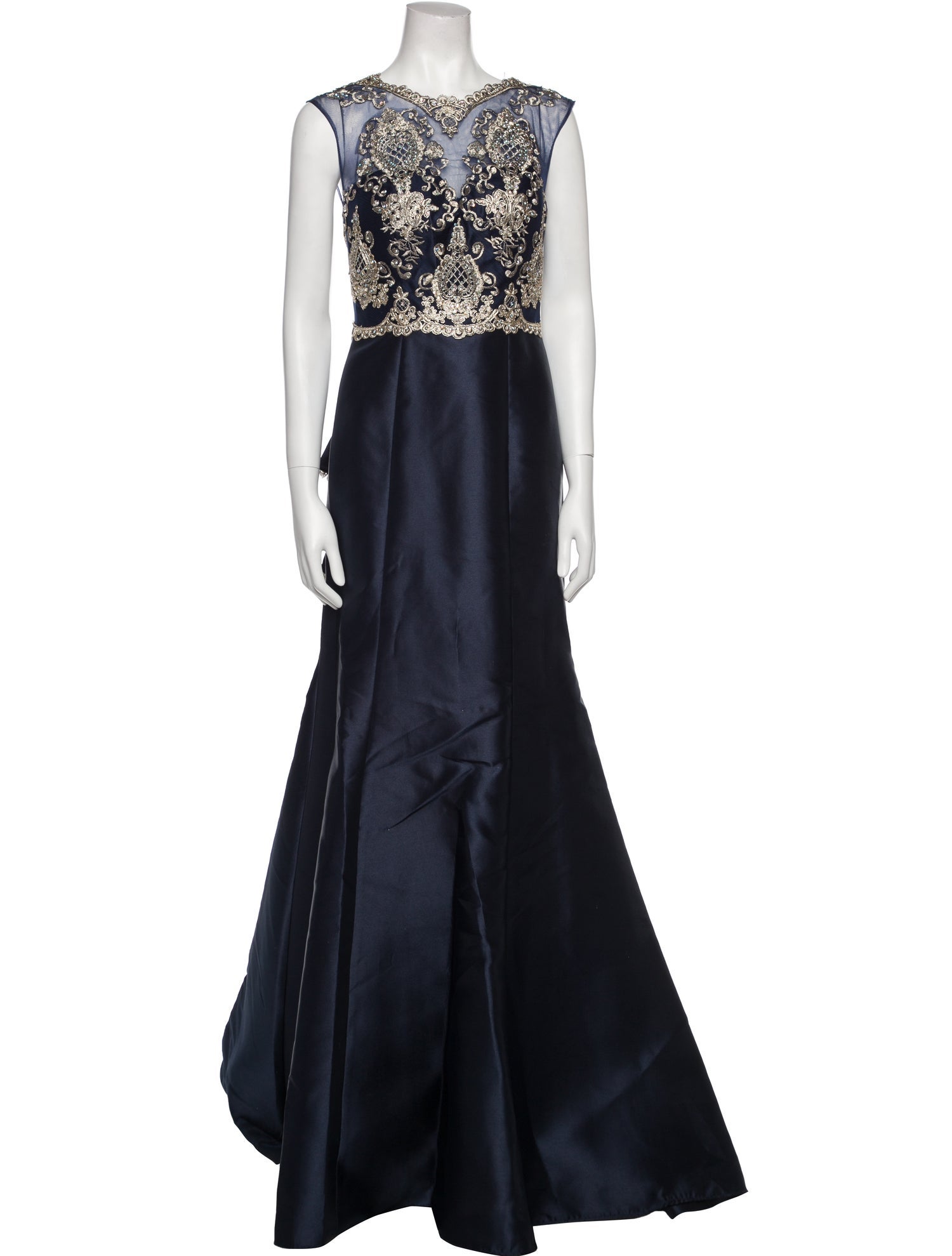 Jovani Crew Neck Long Dress