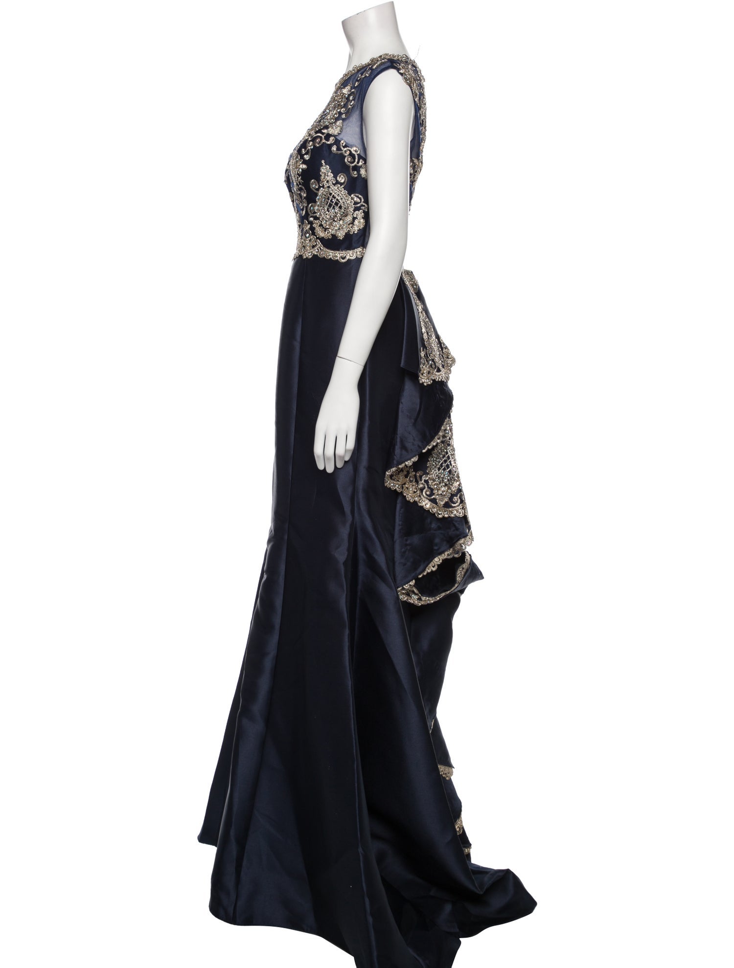 Jovani Crew Neck Long Dress