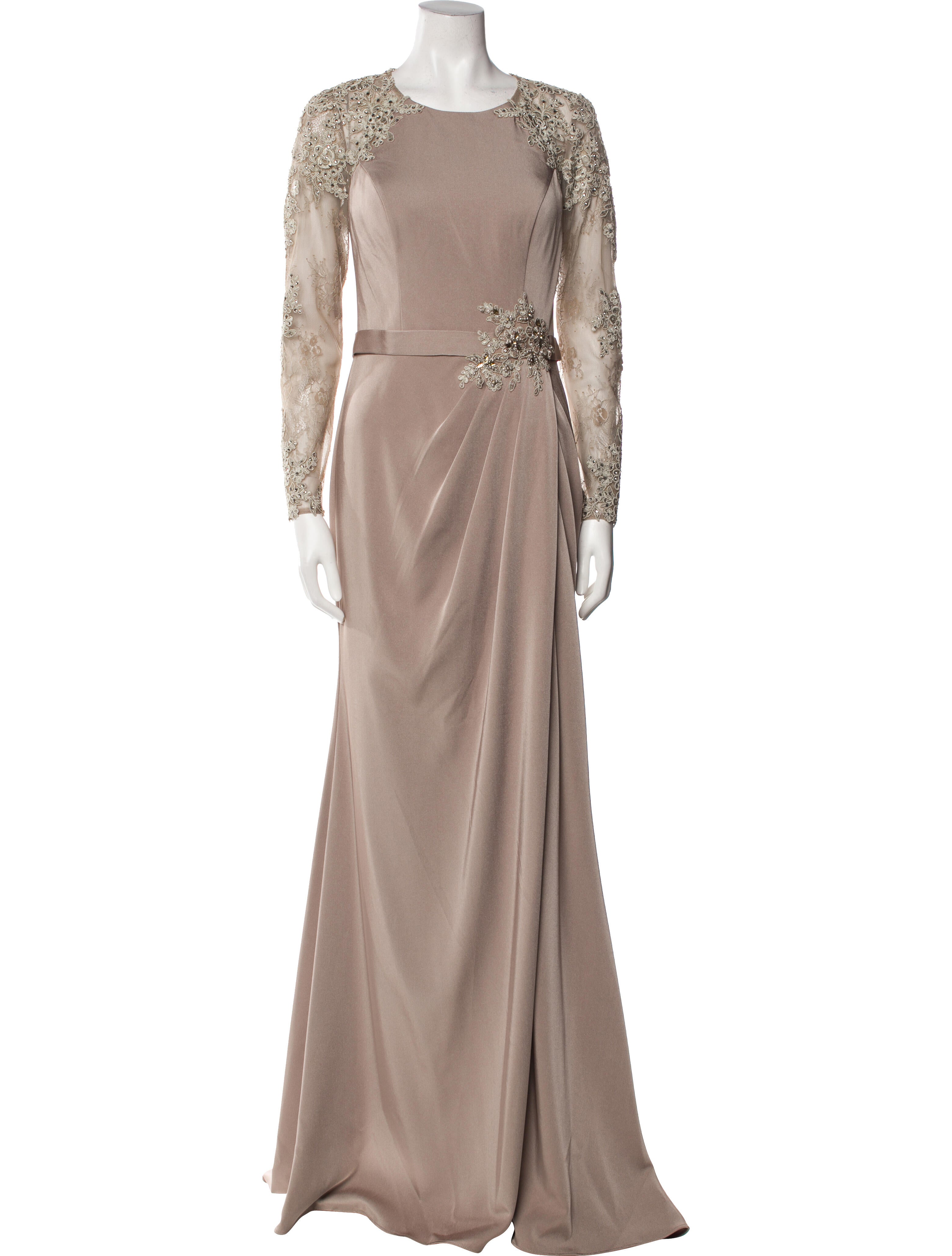Jovani Crew Neck Long Dress
