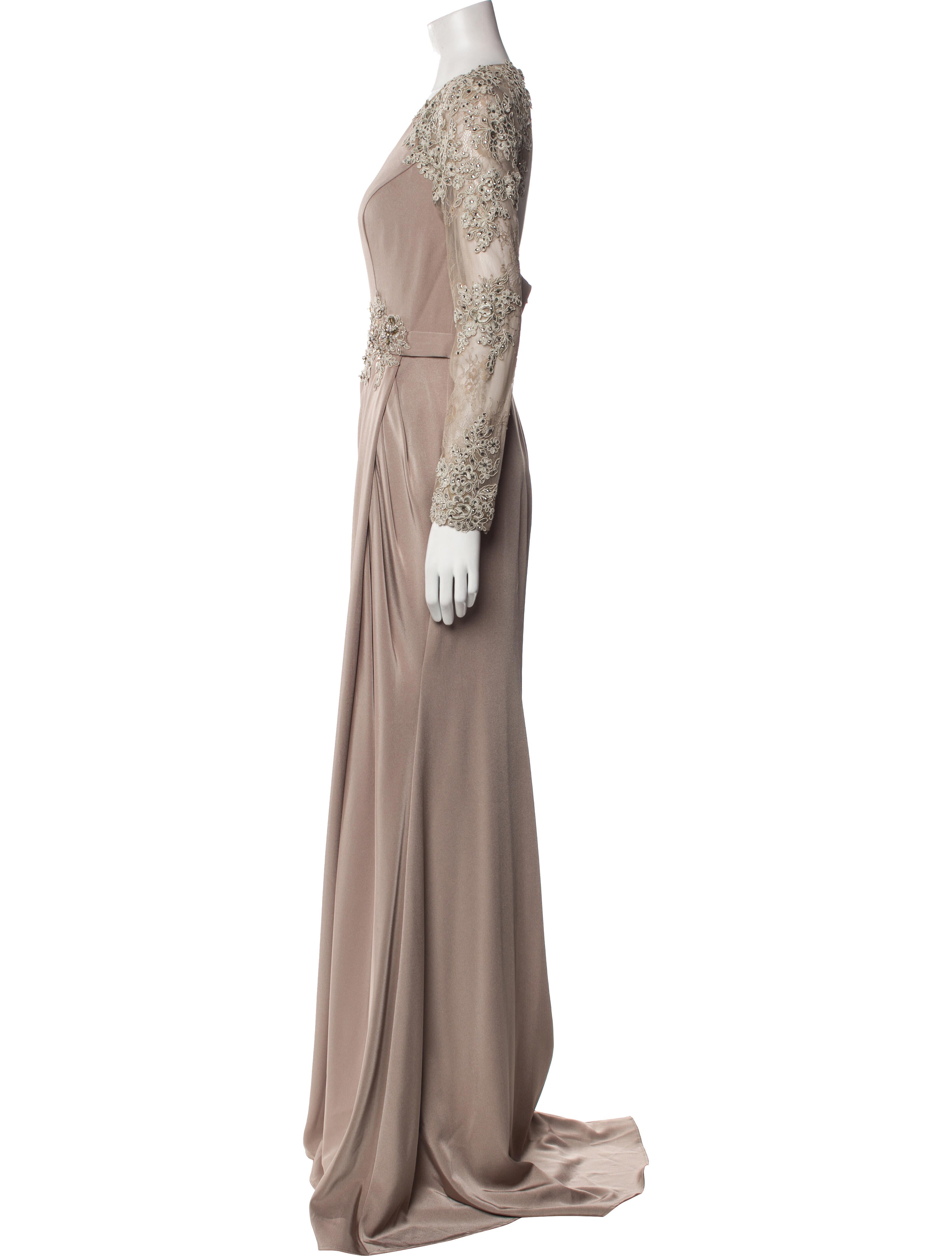 Jovani Crew Neck Long Dress