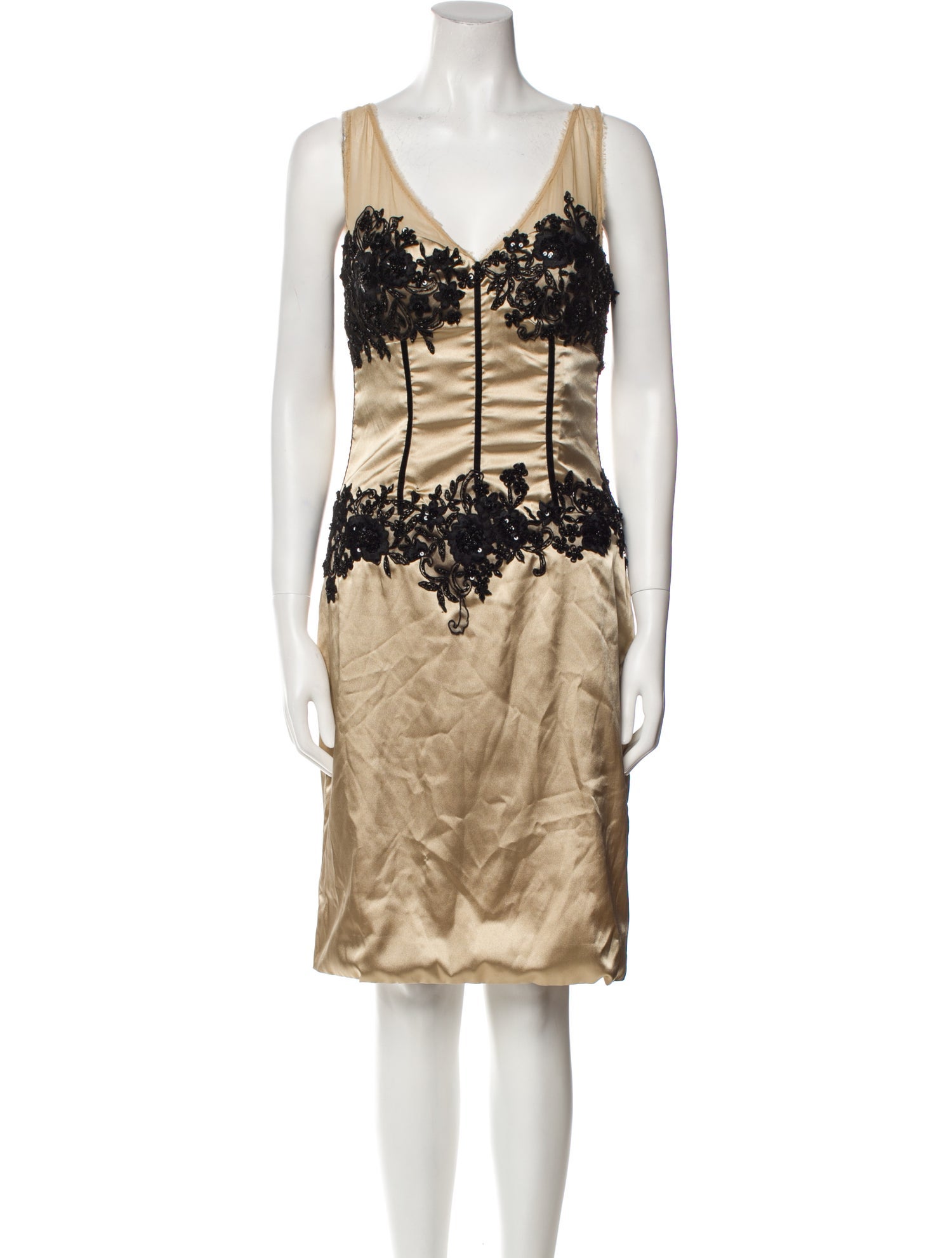 Jovani Printed Knee-Length Dress