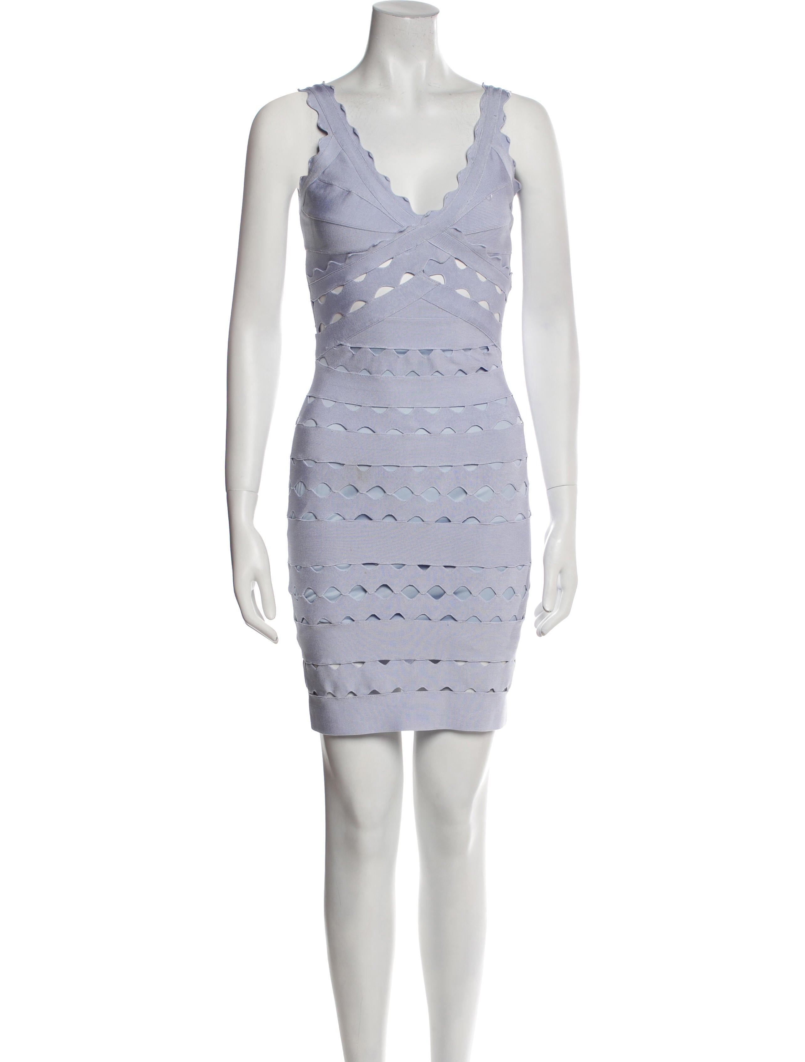 Jovani V-Neck Mini Dress