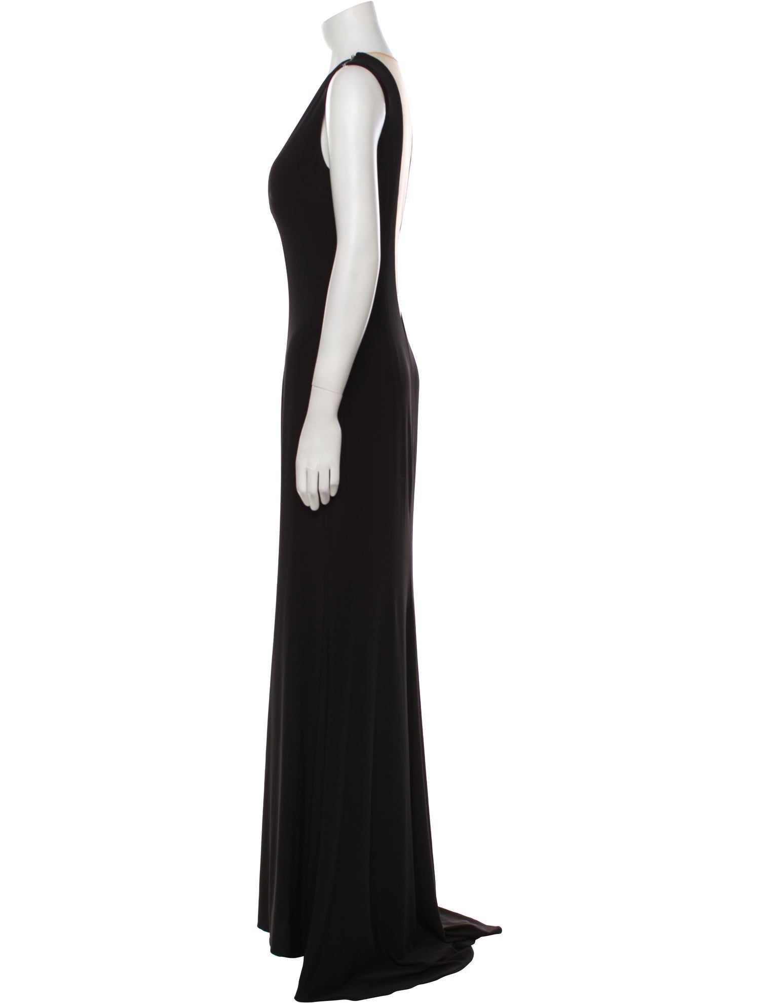 Jovani V-Neck Long Dress