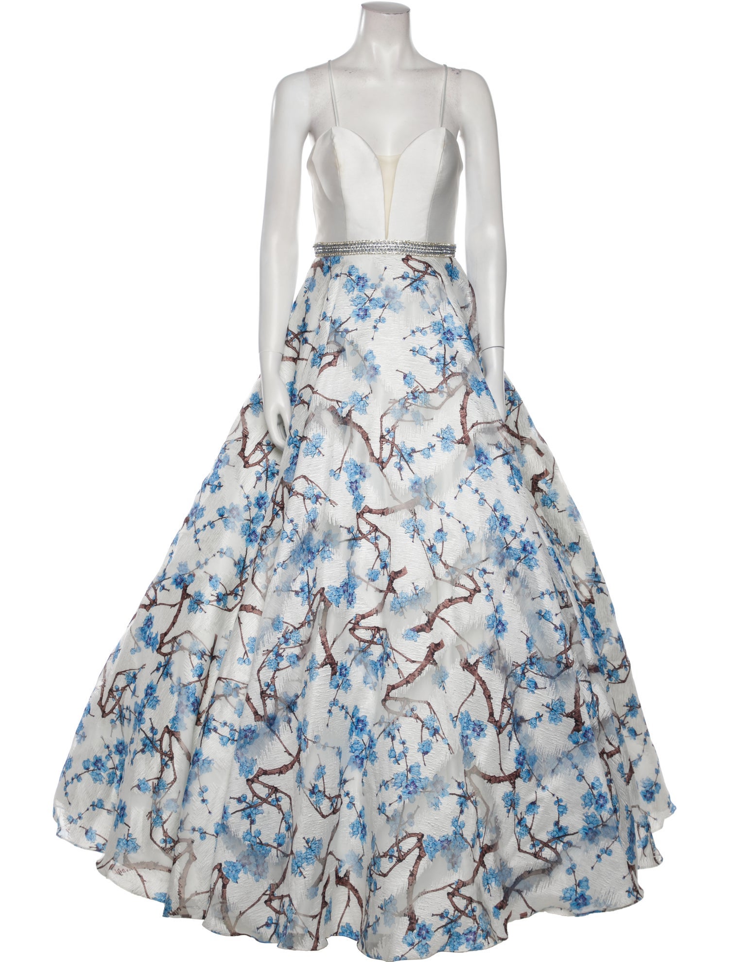 Jovani Floral Print Long Dress