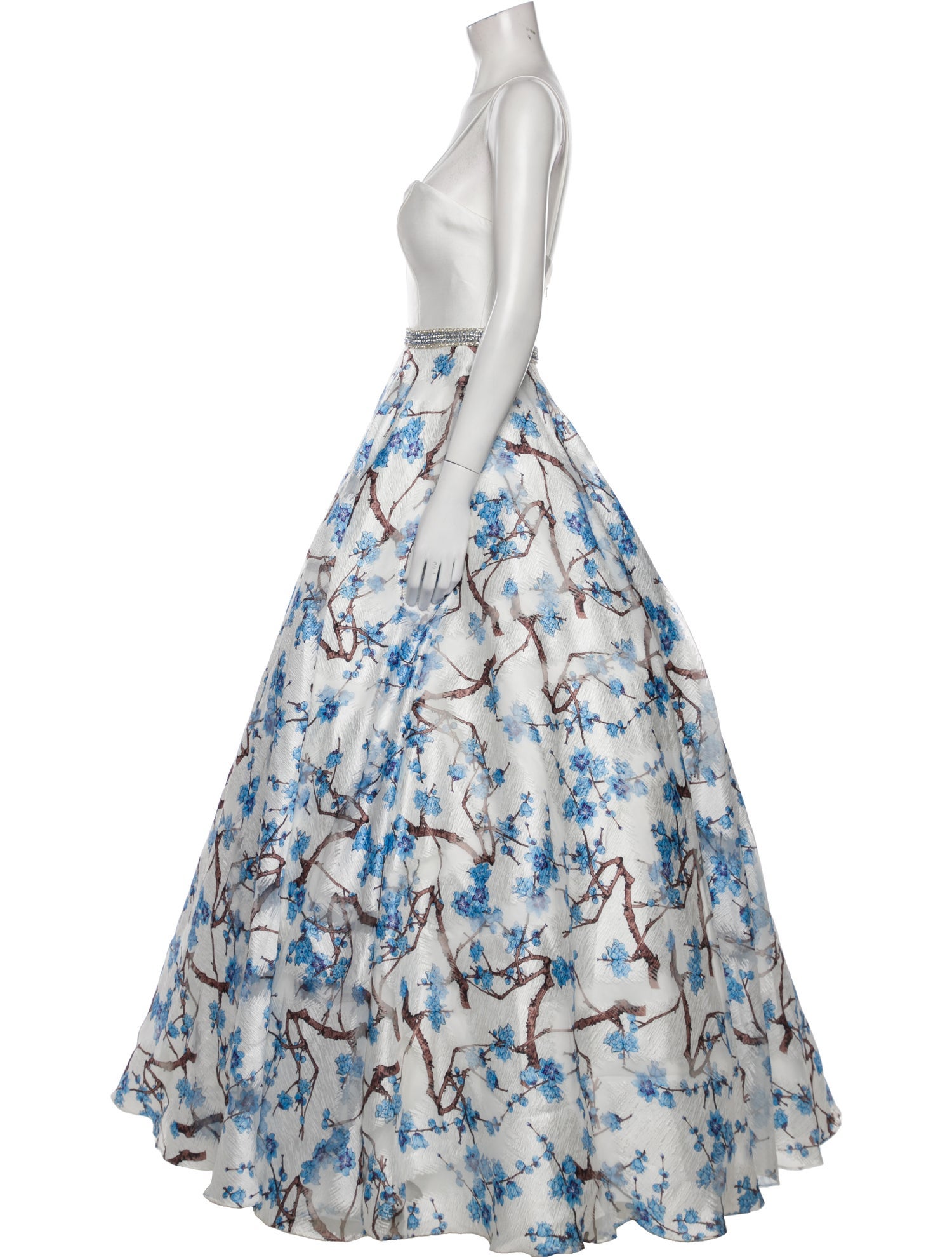 Jovani Floral Print Long Dress