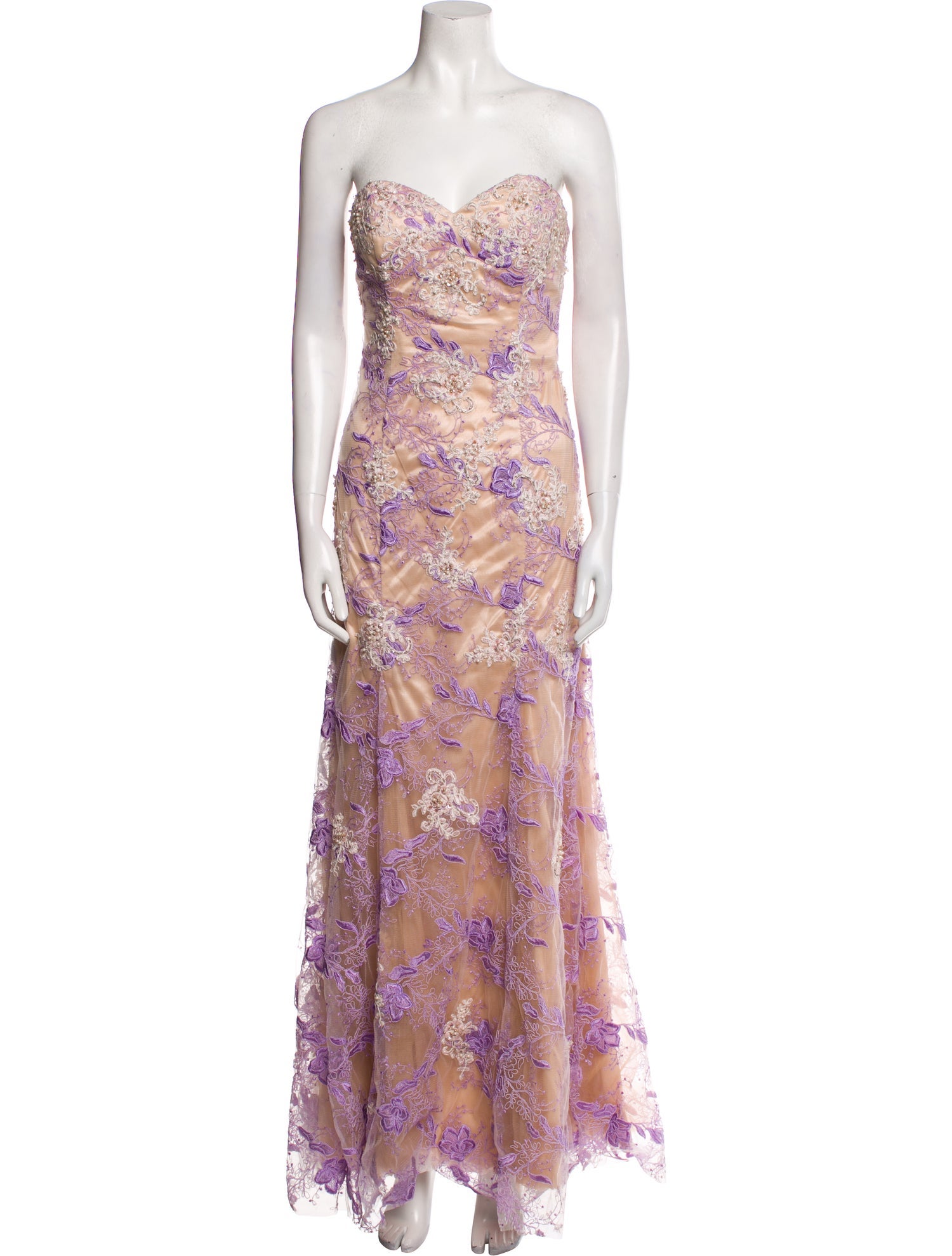 Jovani Floral Print Long Dress