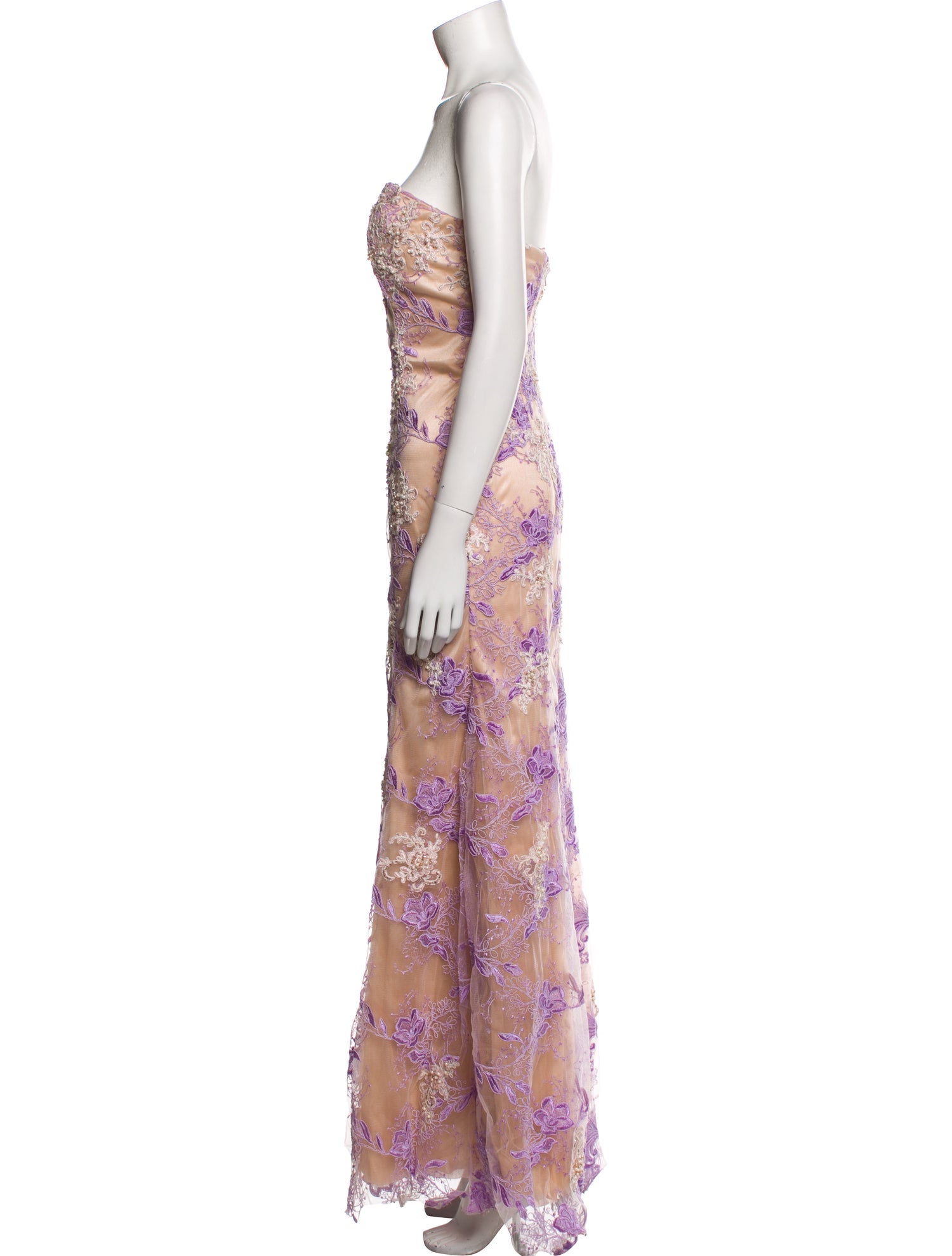 Jovani Floral Print Long Dress