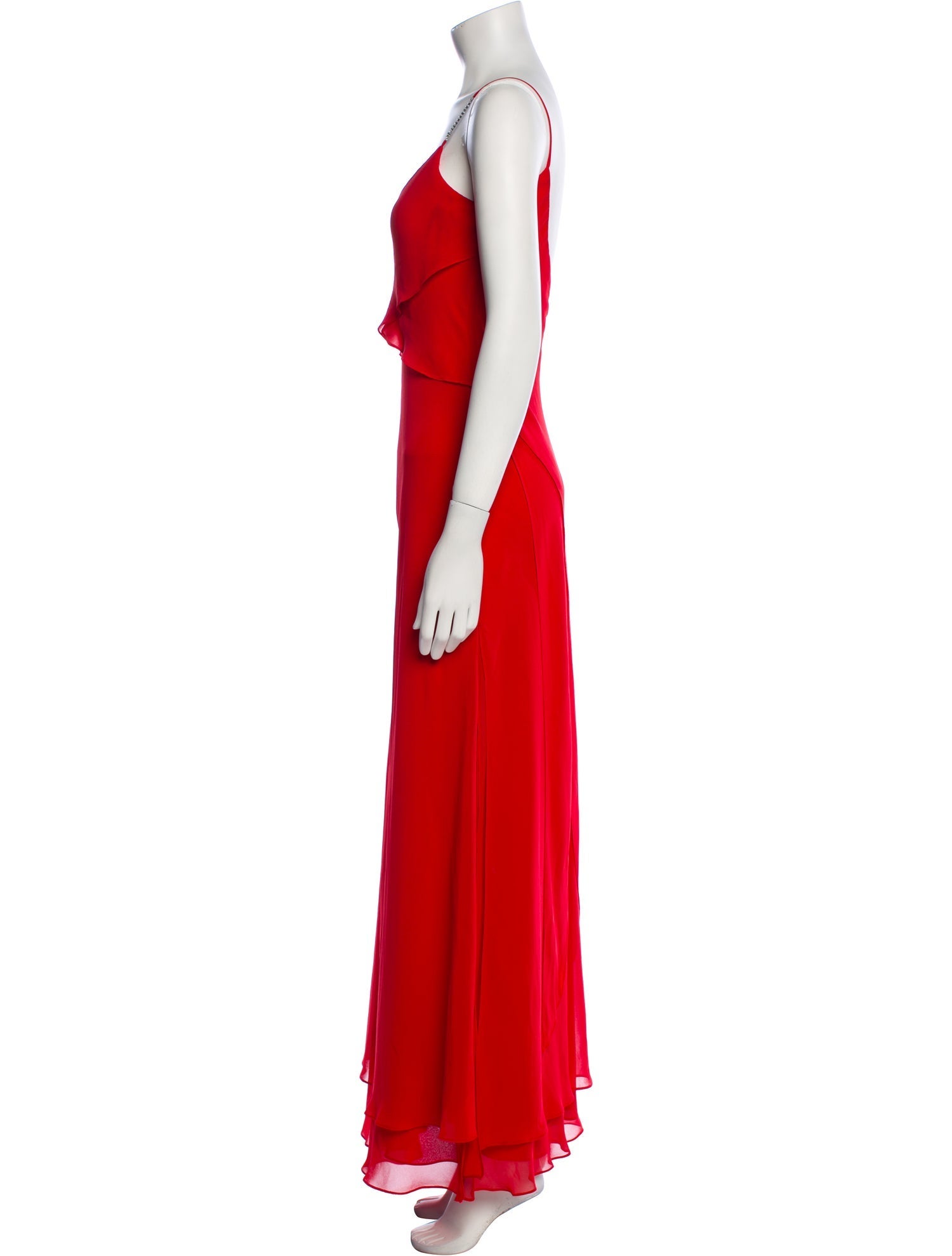 Jovani V-Neck Long Dress