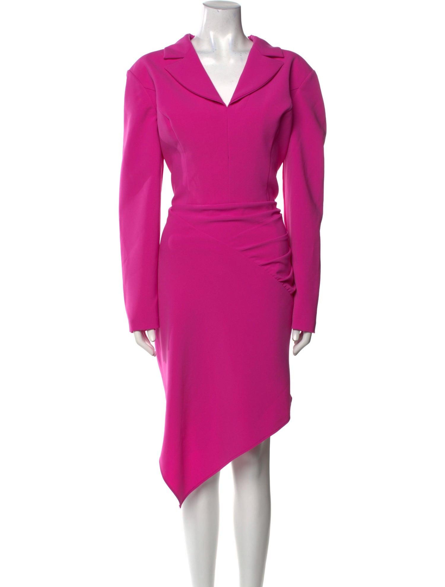 Jovani V-Neck Knee-Length Dress