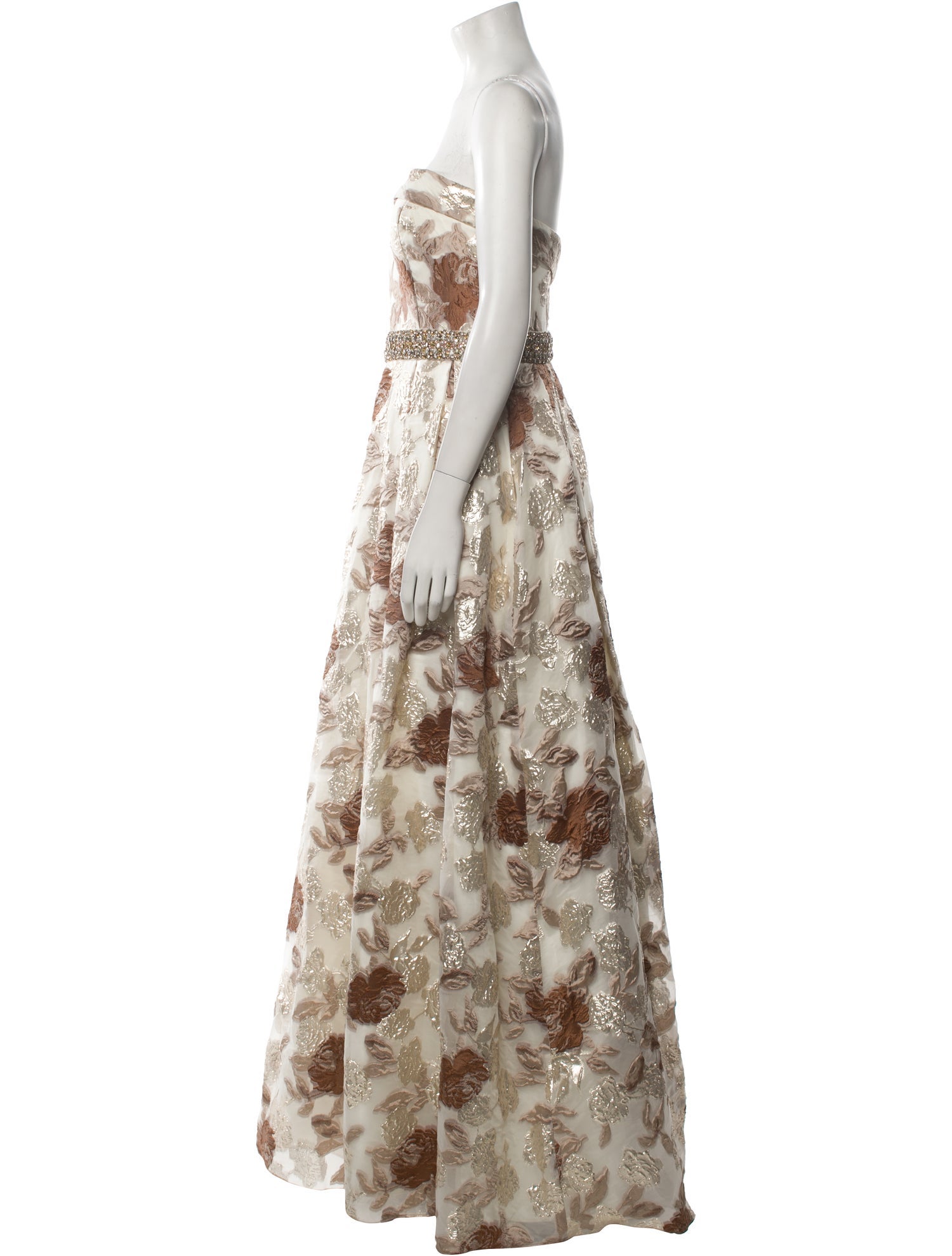 Jovani Floral Print Long Dress