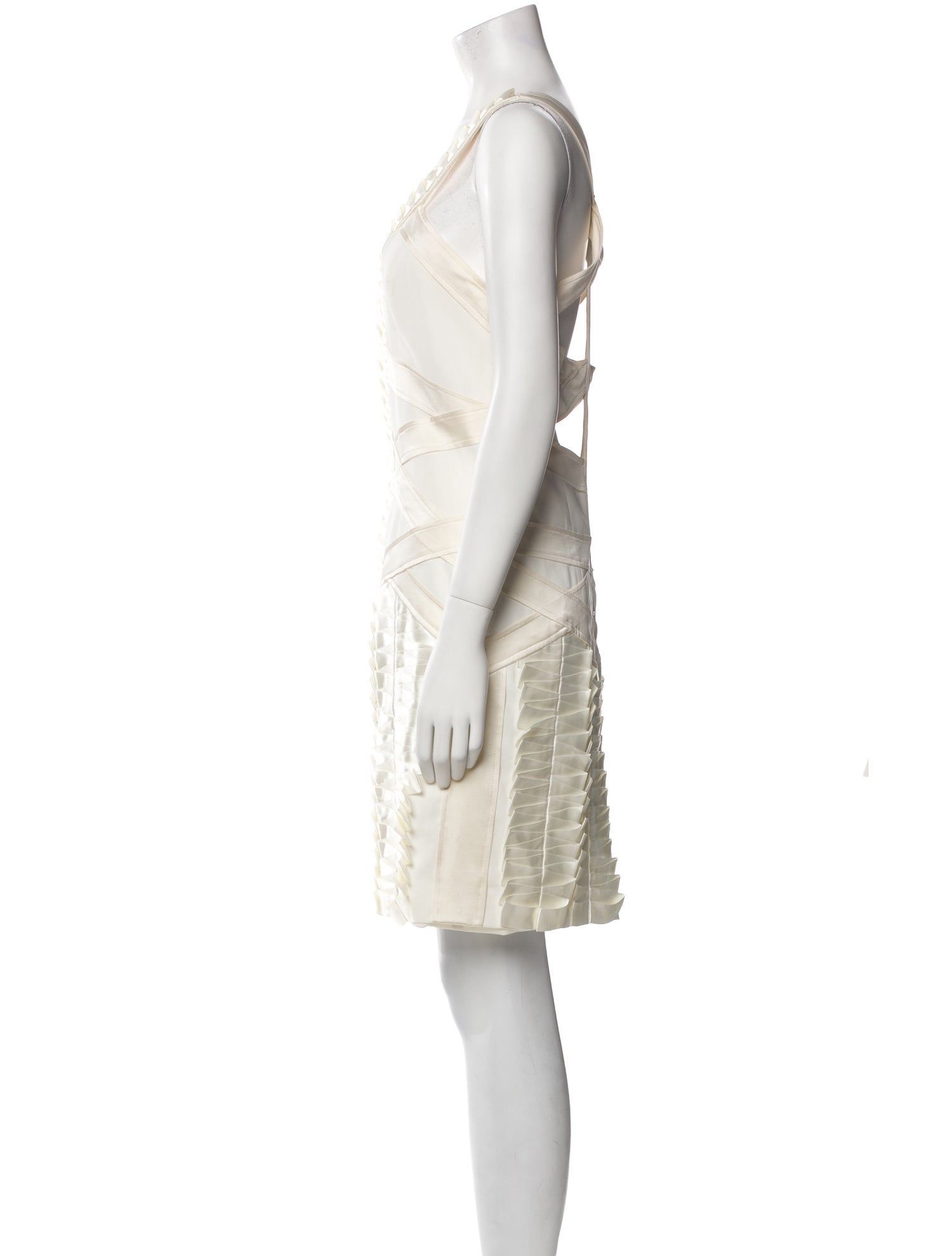 Jovani V-Neck Mini Dress