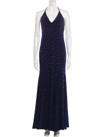 Jovani Dresses Halterneck Long Dress M