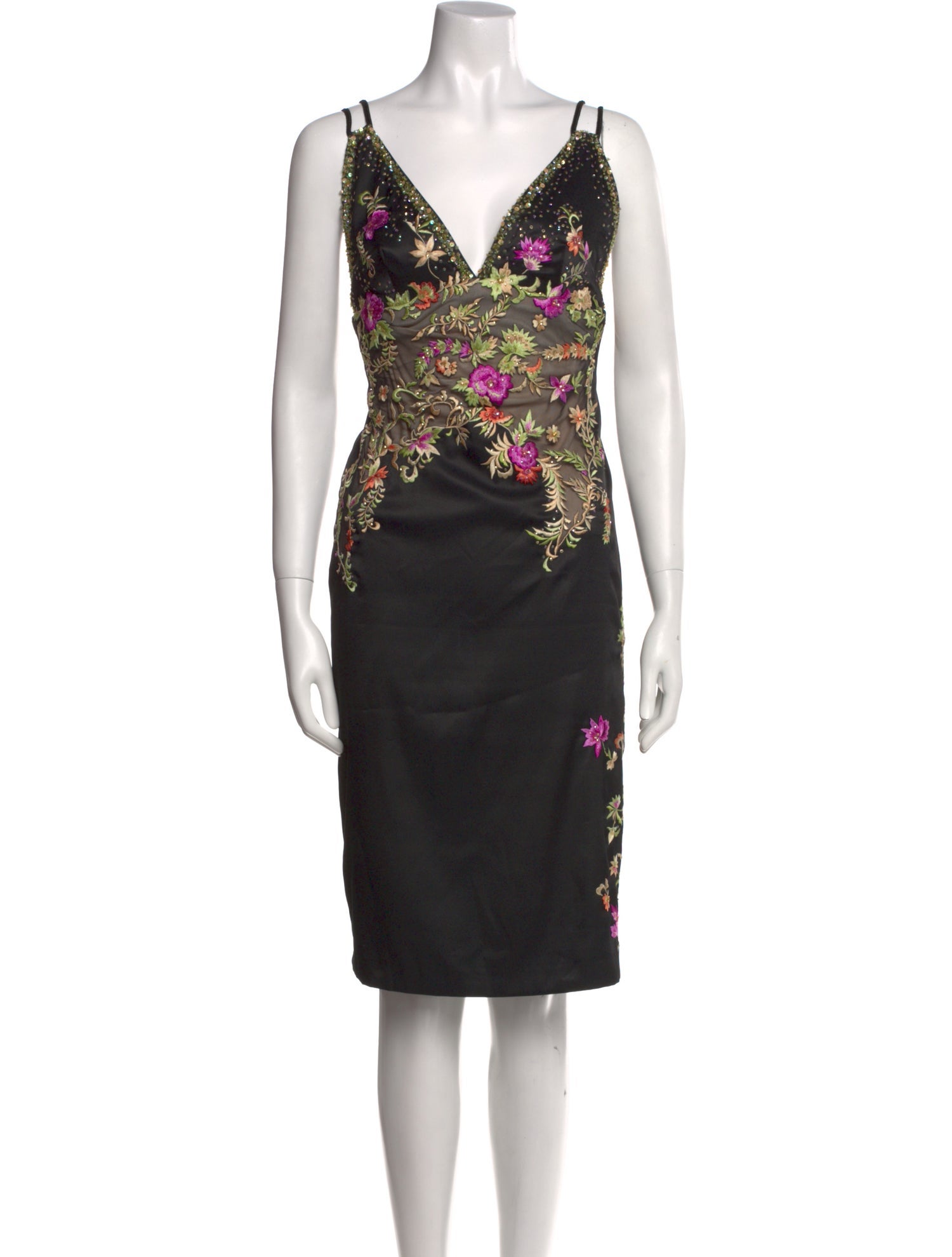 Jovani Floral Print Mini Dress