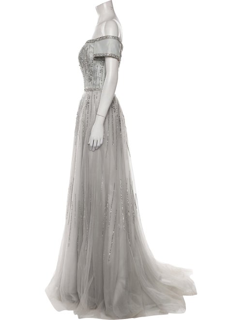 Jovani Off-The-Shoulder Long Dress