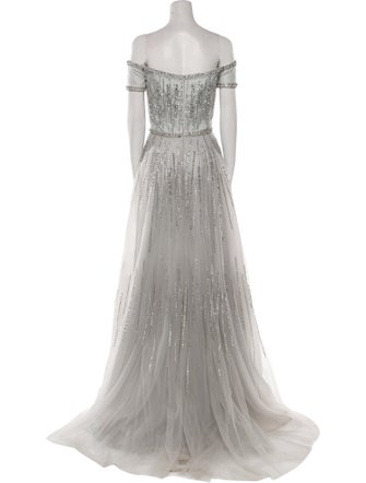 Jovani Off-The-Shoulder Long Dress