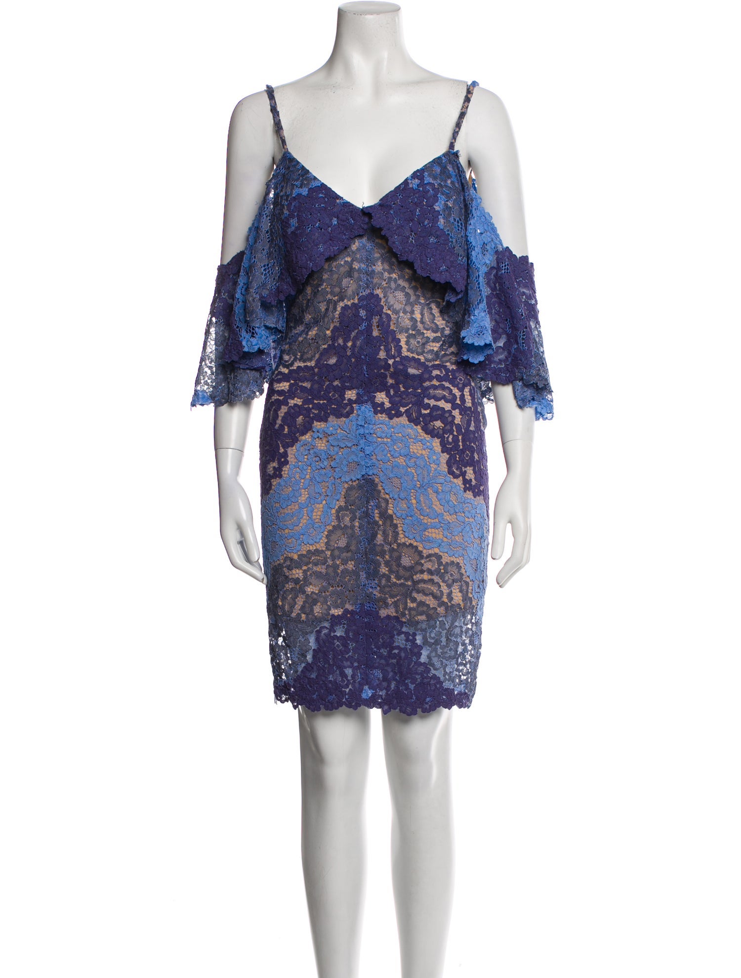 Jovani Lace Pattern Mini Dress w/ Tags