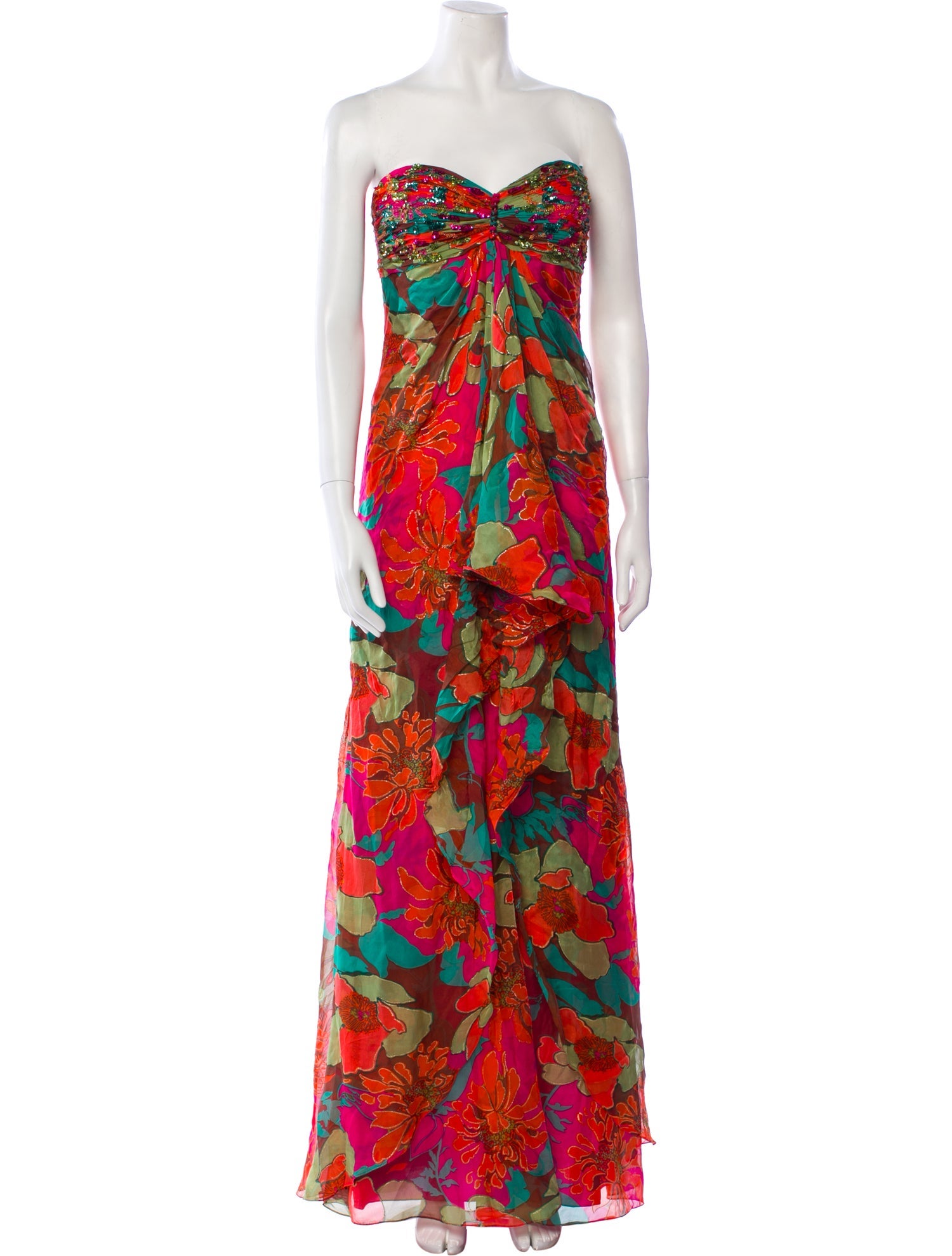 Jovani Silk Long Dress