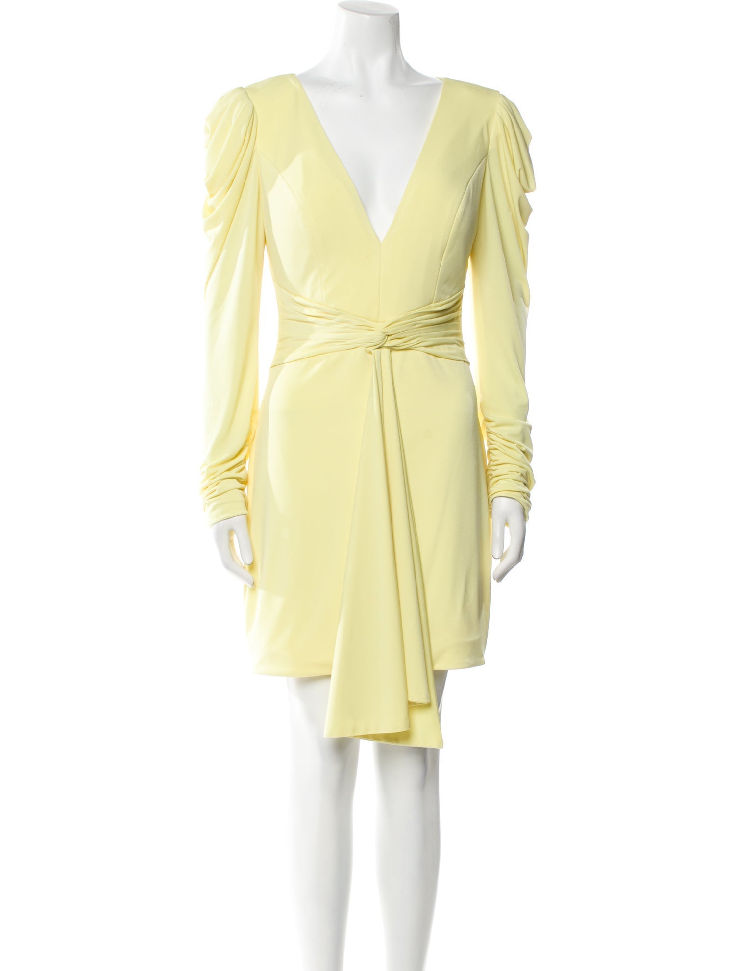 Jovani Plunge Neckline Knee-Length Dress