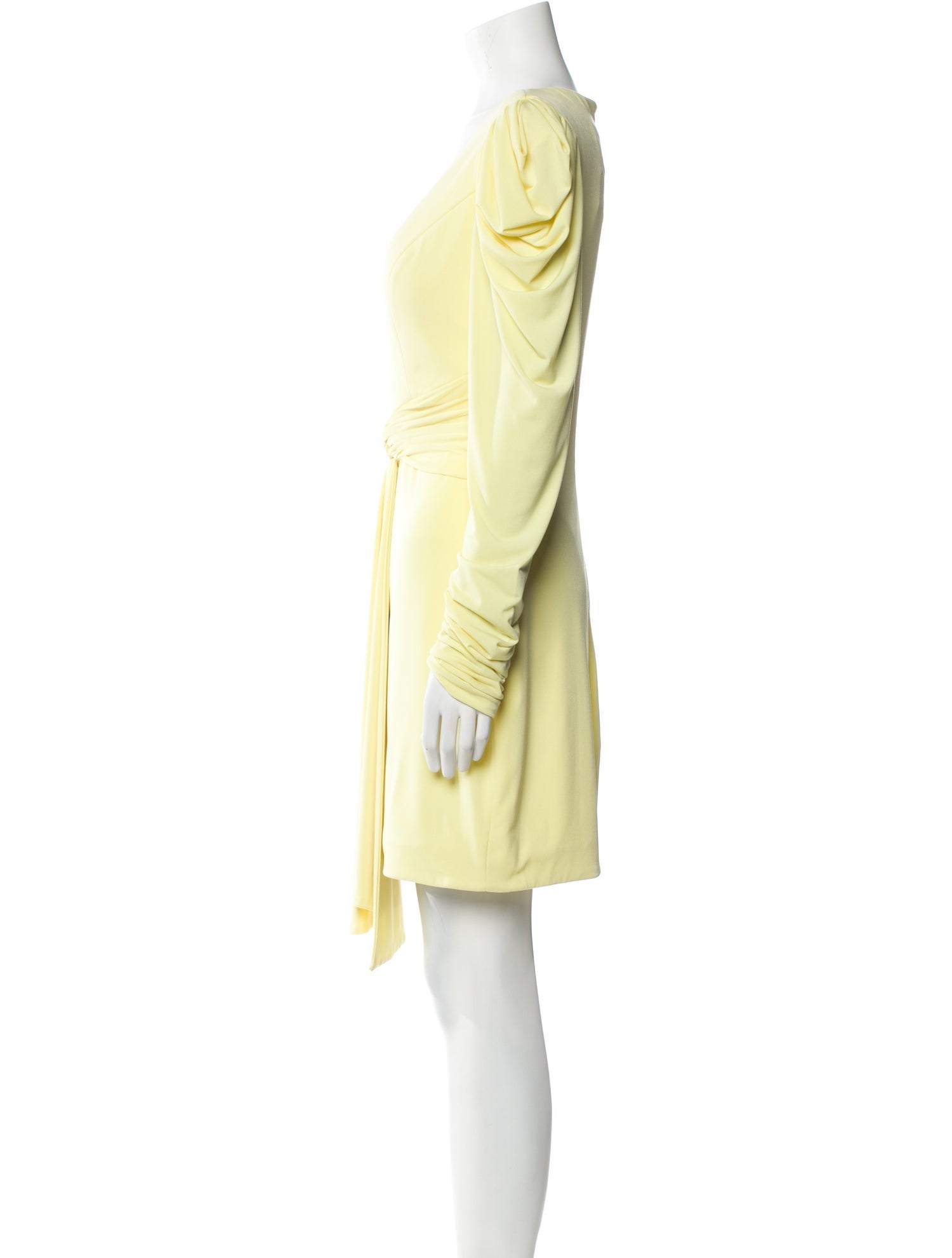 Jovani Plunge Neckline Knee-Length Dress