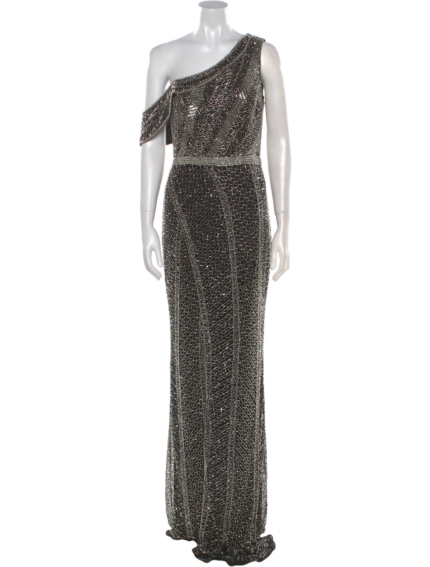 Jovani Patterned Long Dress