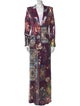Jovani Linen Floral Print Coat