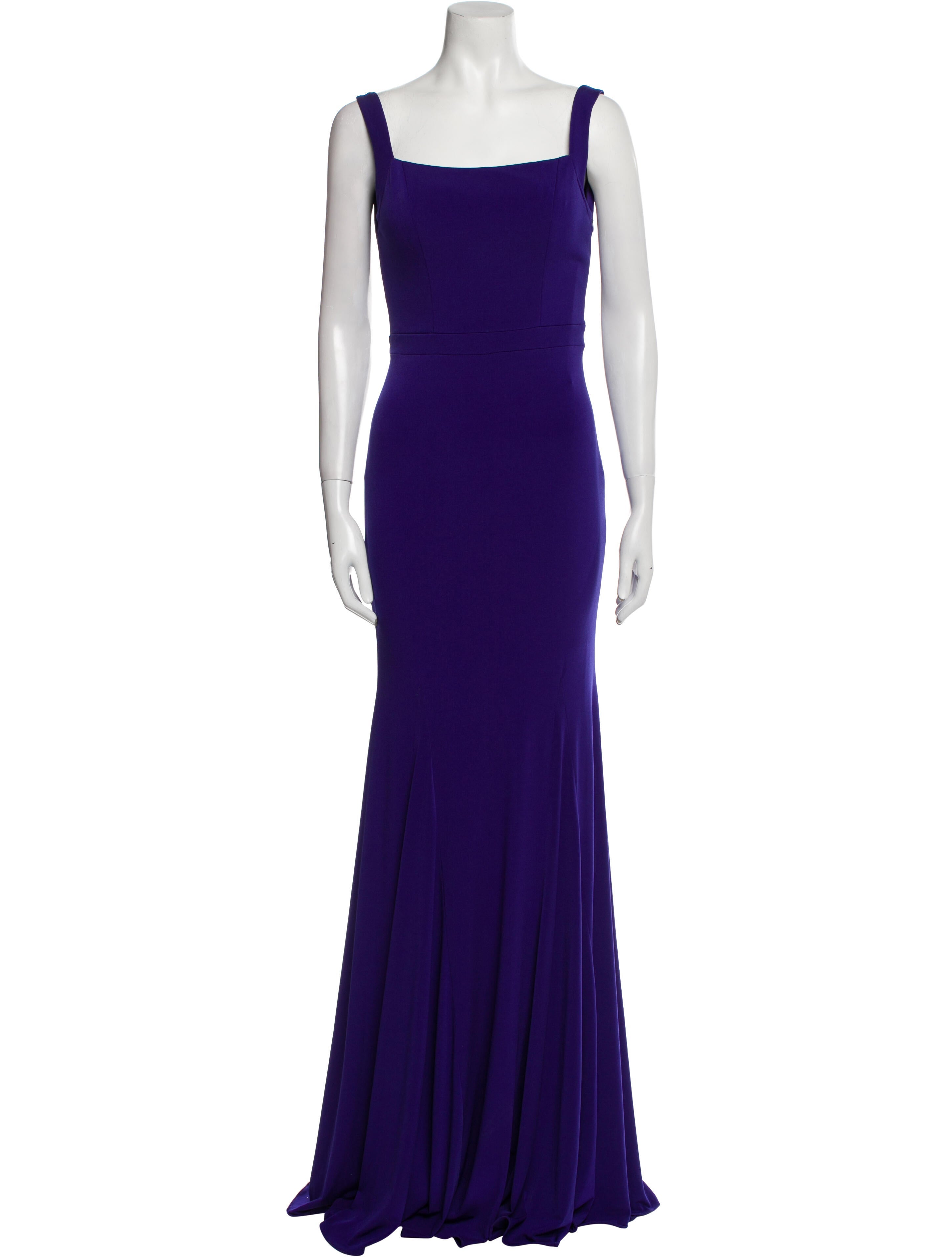 Jovani Square Neckline Long Dress
