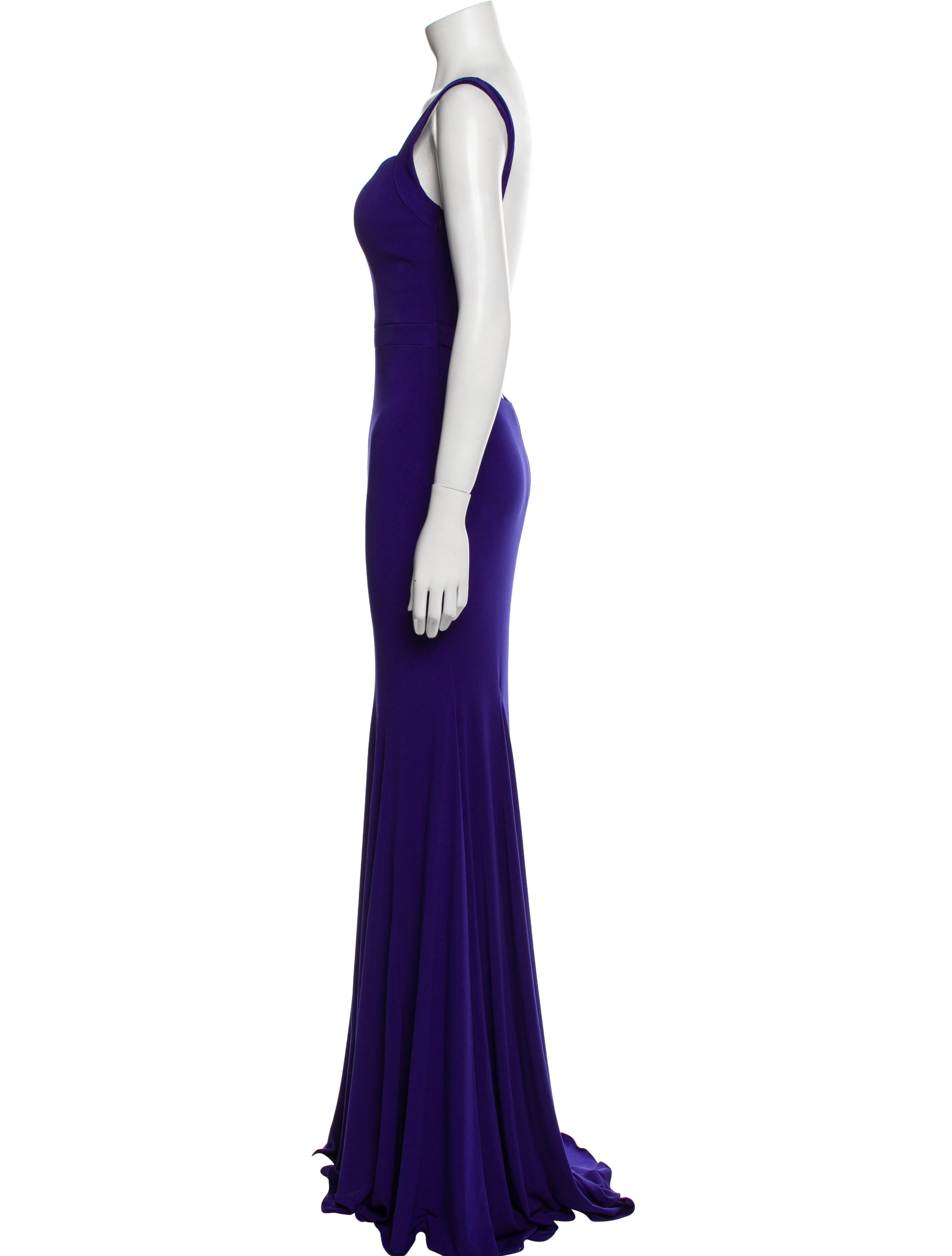 Jovani Square Neckline Long Dress