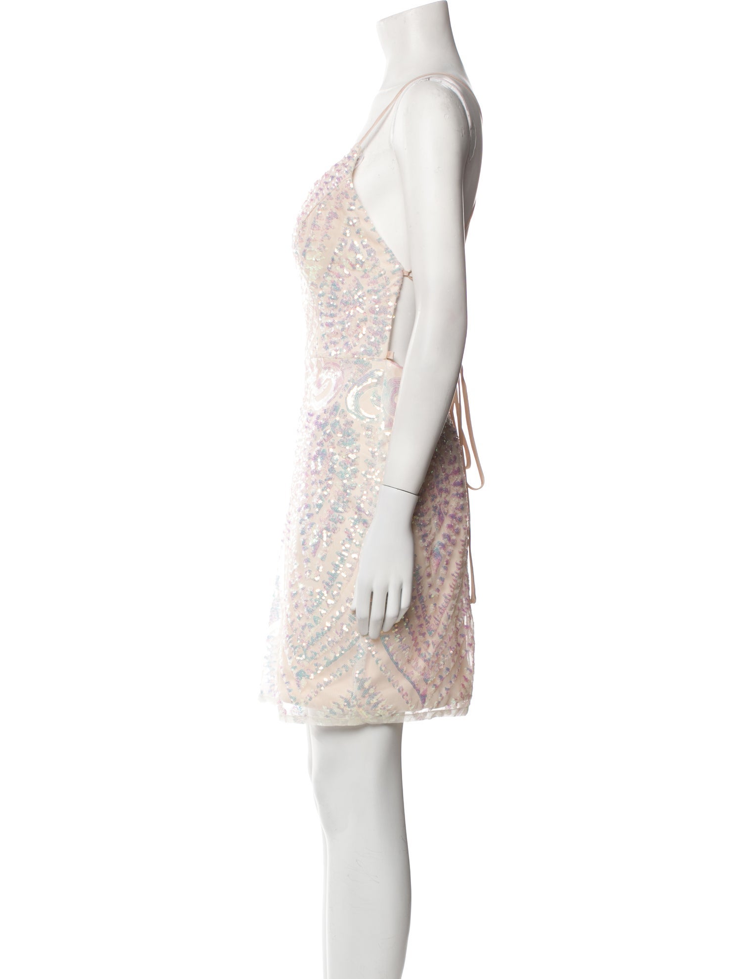 Jovani V-Neck Mini Dress w/ Tags