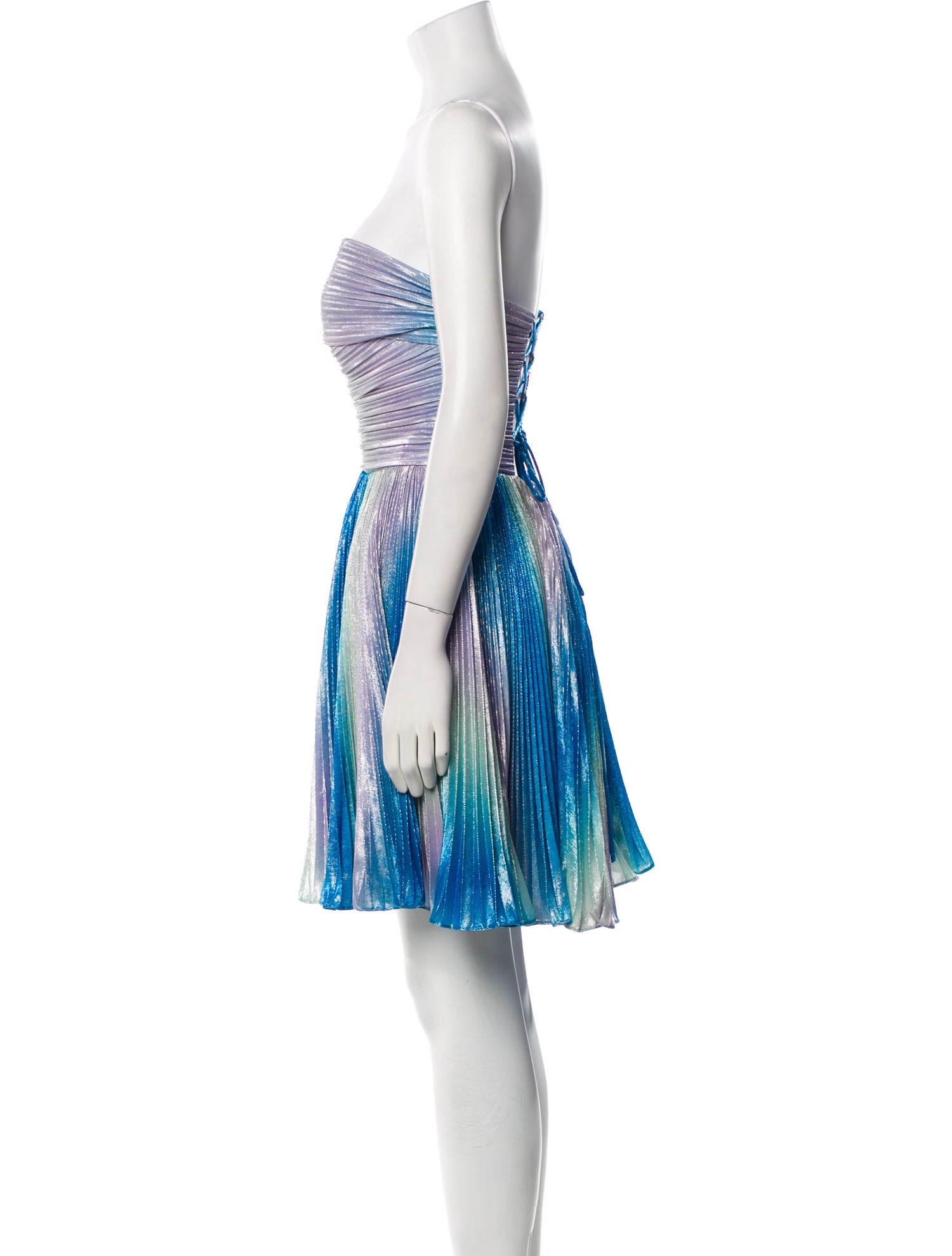 Jovani Striped Mini Dress