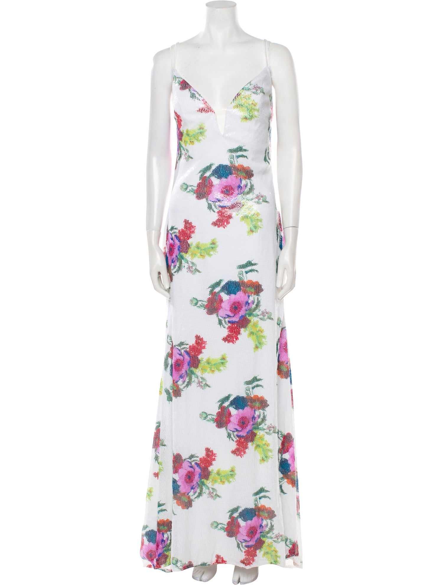 Jovani Floral Print Long Dress