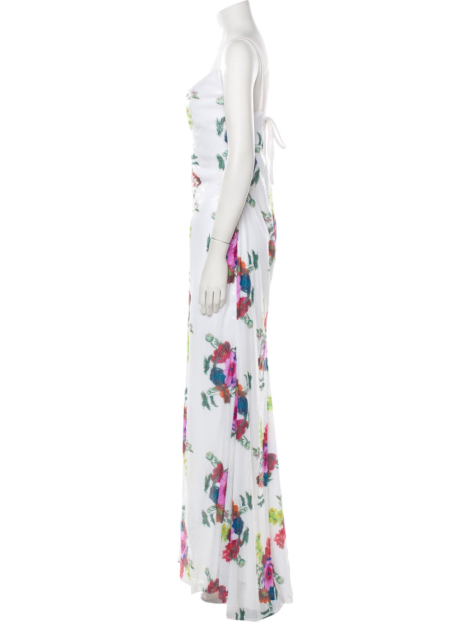 Jovani Floral Print Long Dress