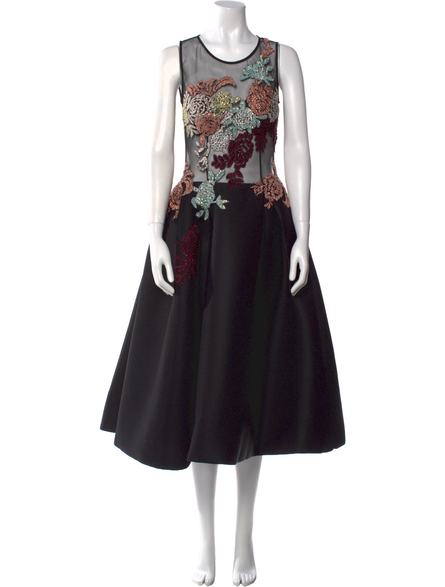 Jovani Printed Midi Length Dress