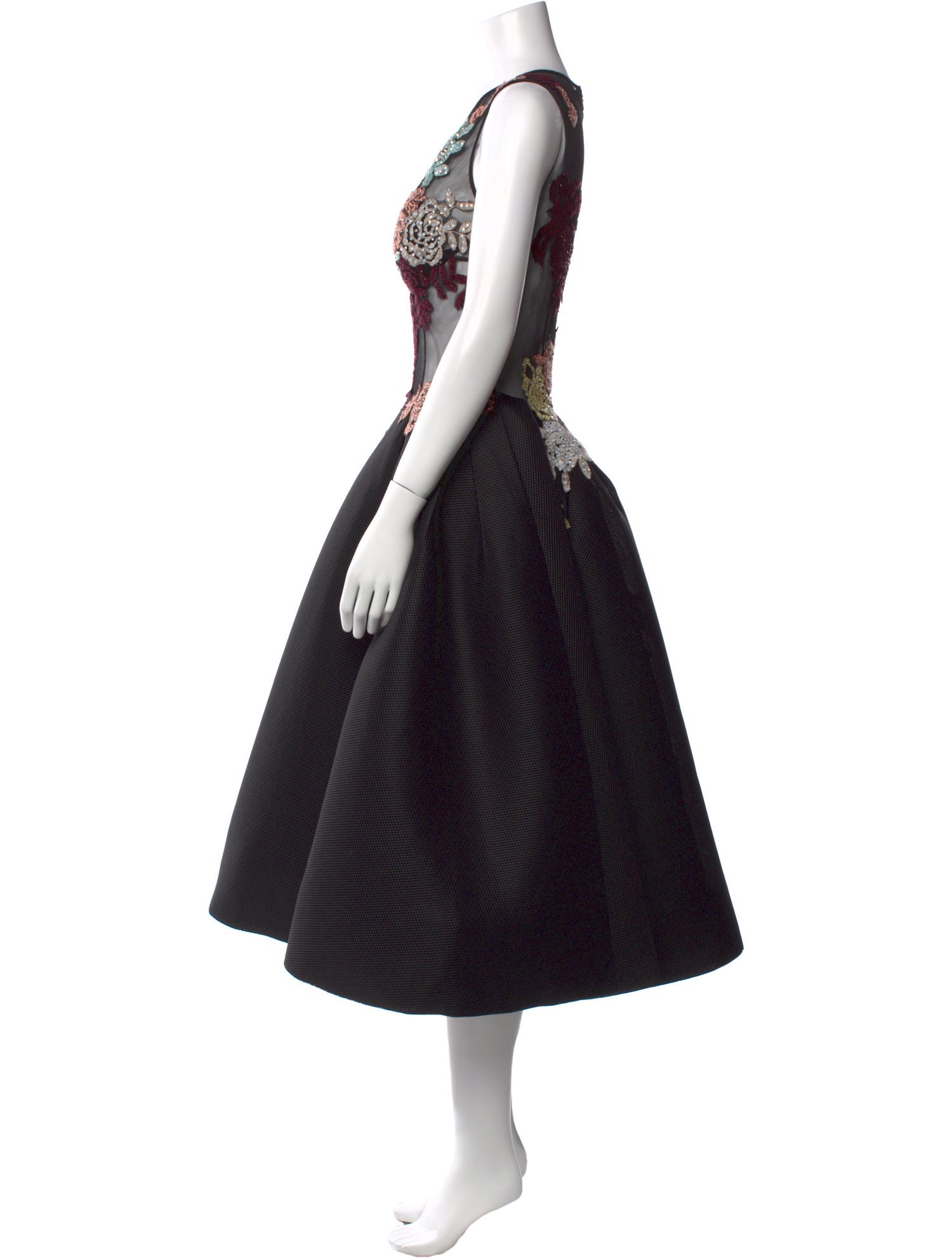 Jovani Printed Midi Length Dress