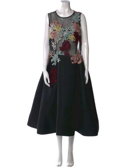 Jovani Printed Midi Length Dress