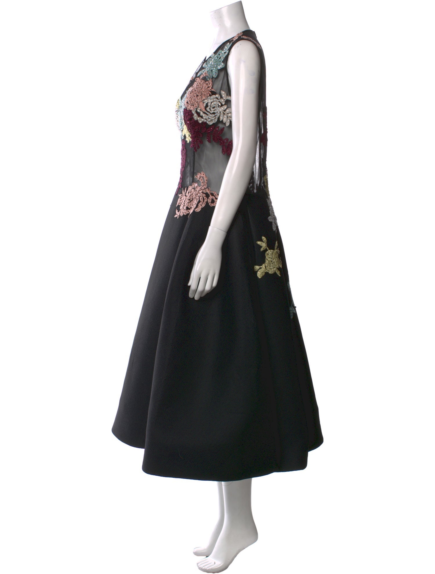 Jovani Printed Midi Length Dress