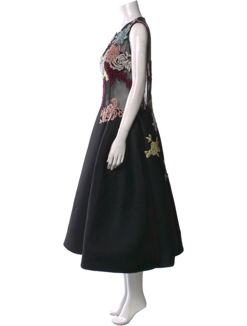 Jovani Printed Midi Length Dress