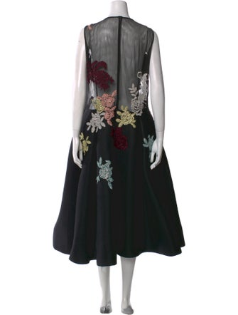 Jovani Printed Midi Length Dress