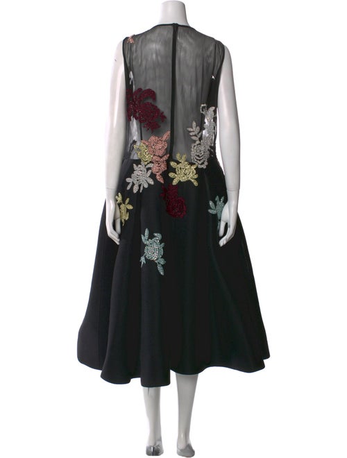 Jovani Printed Midi Length Dress