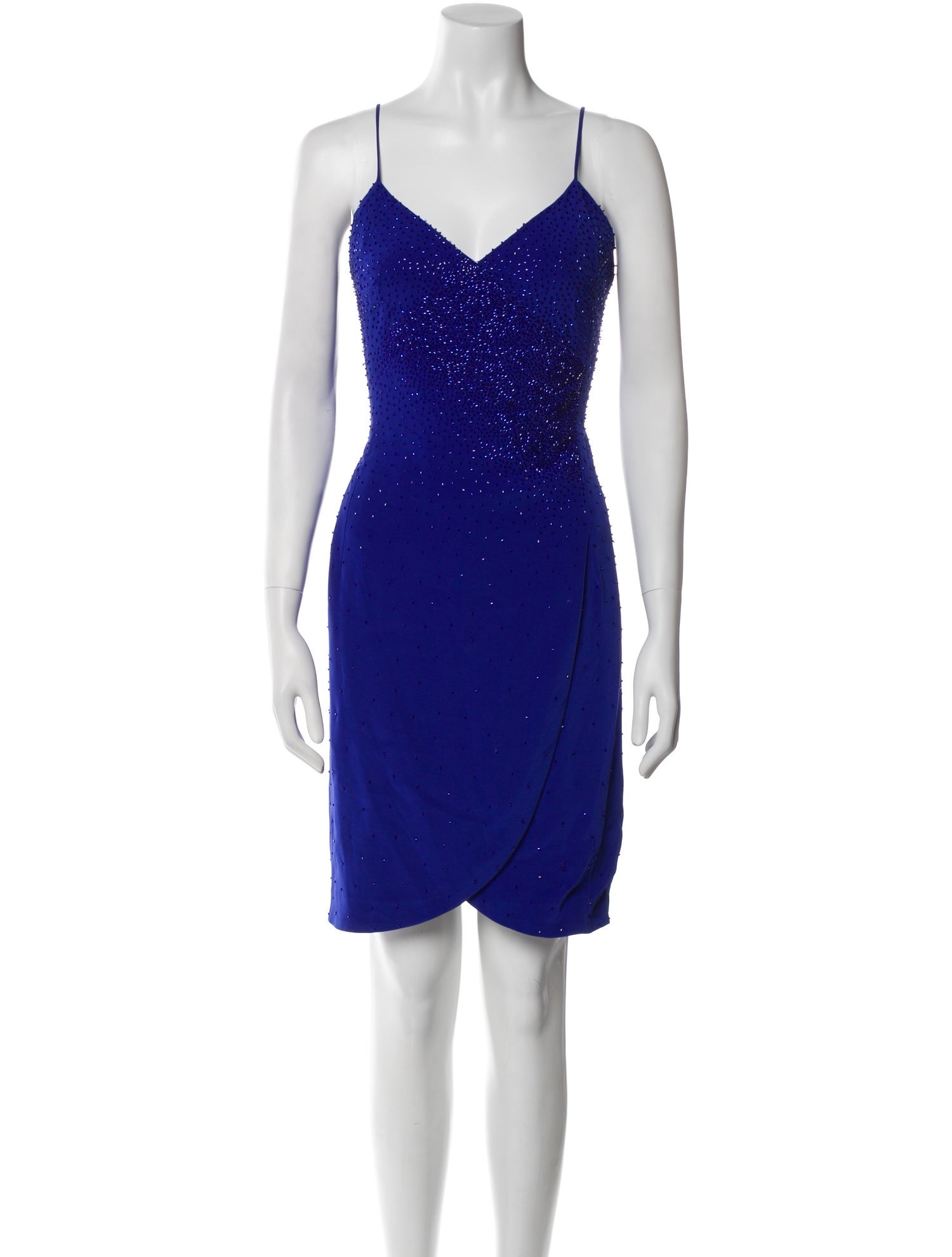 Jovani V-Neck Mini Dress