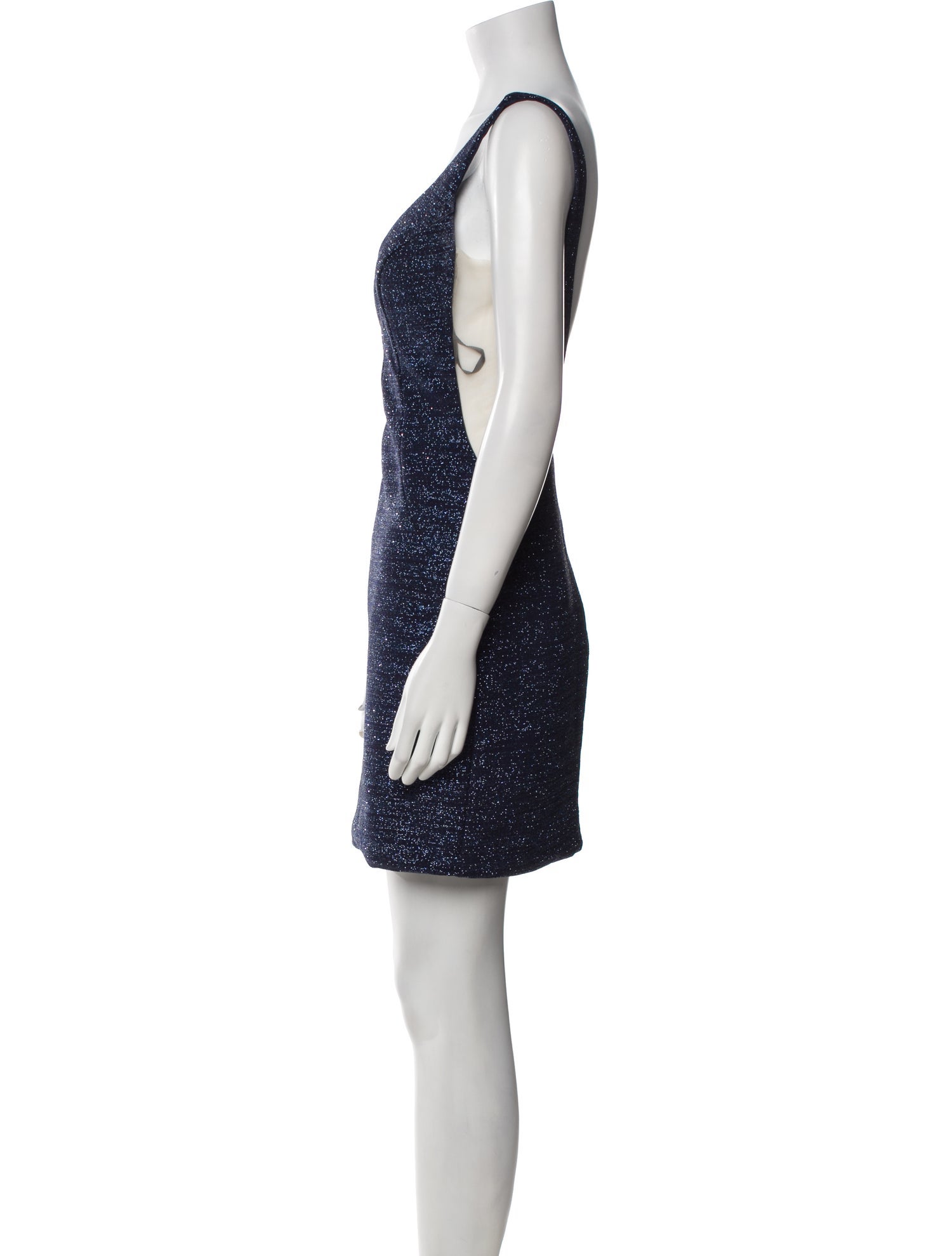 Jovani V-Neck Mini Dress