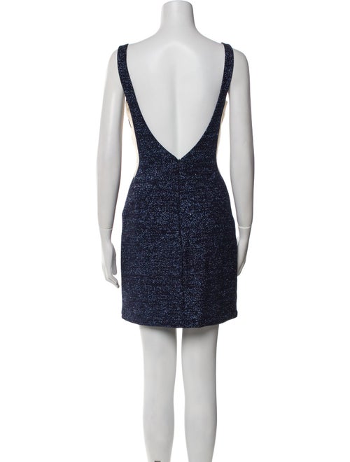 Jovani V-Neck Mini Dress