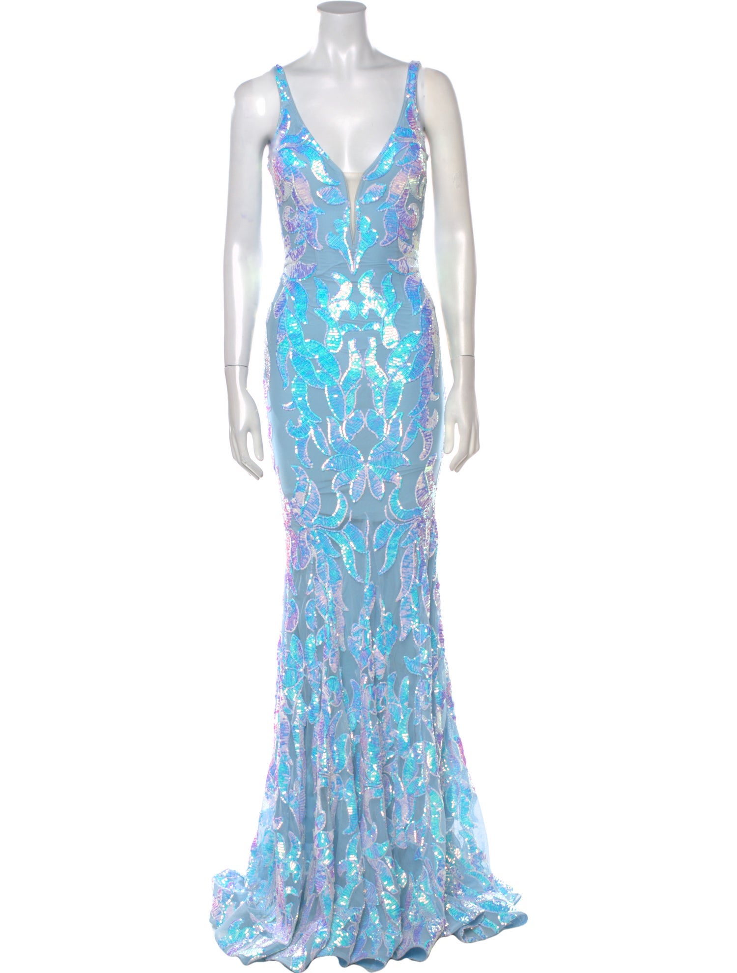Jovani Printed Long Dress