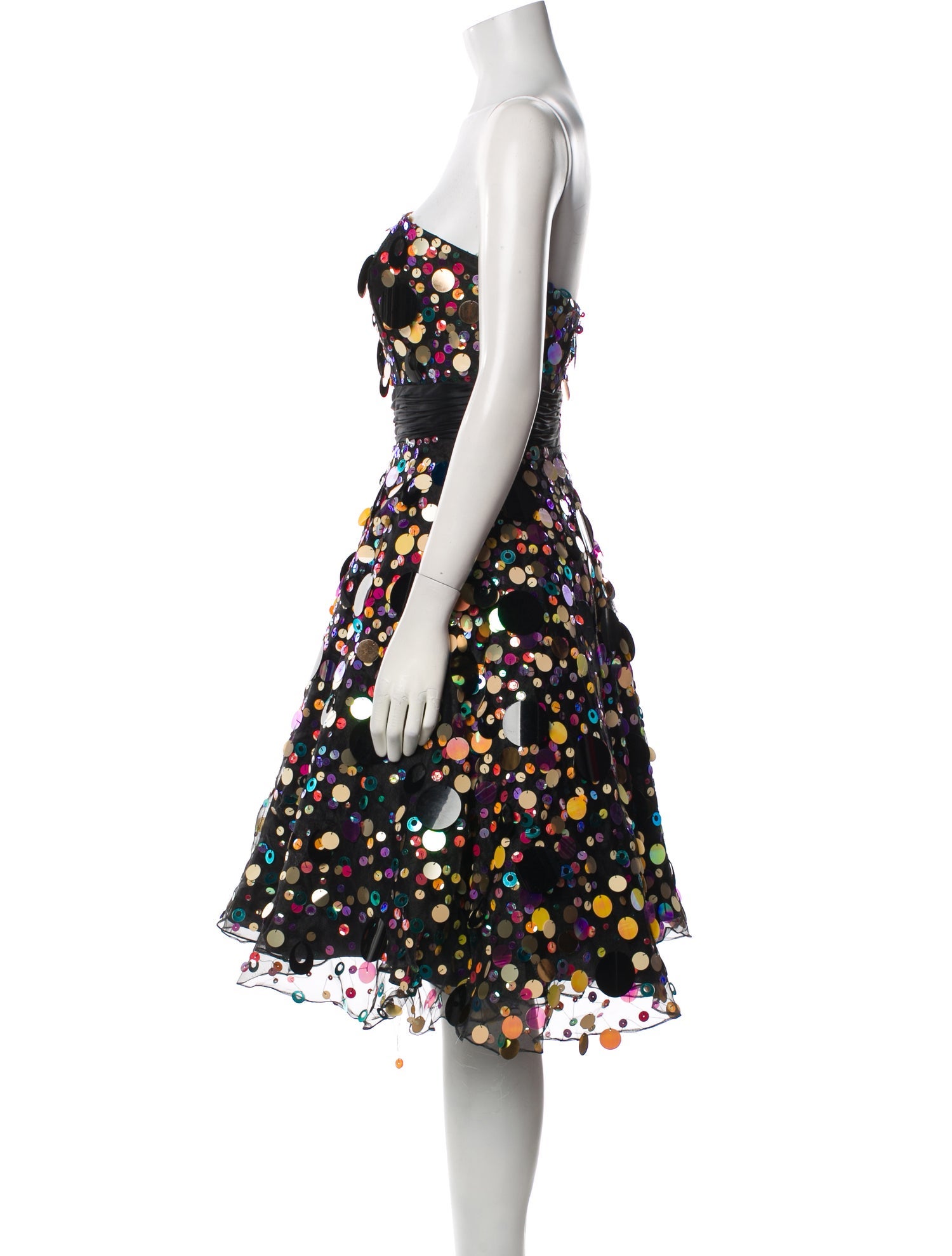 Jovani Floral Print Mini Dress