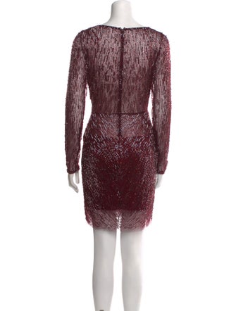 Jovani V-Neck Mini Dress