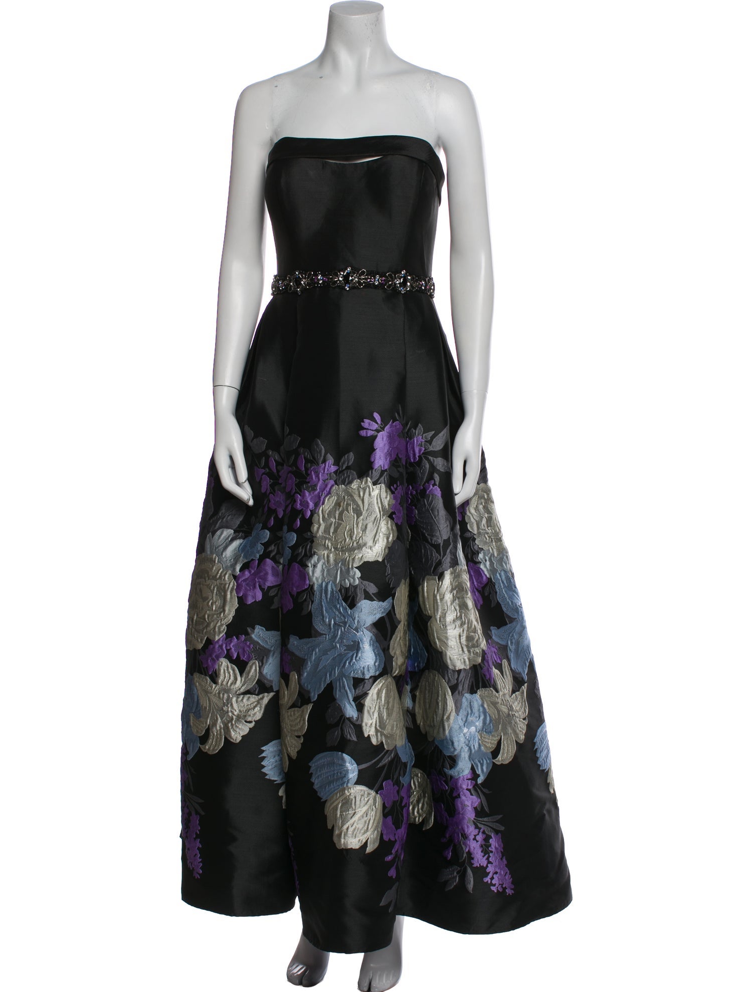 Jovani Floral Print Long Dress