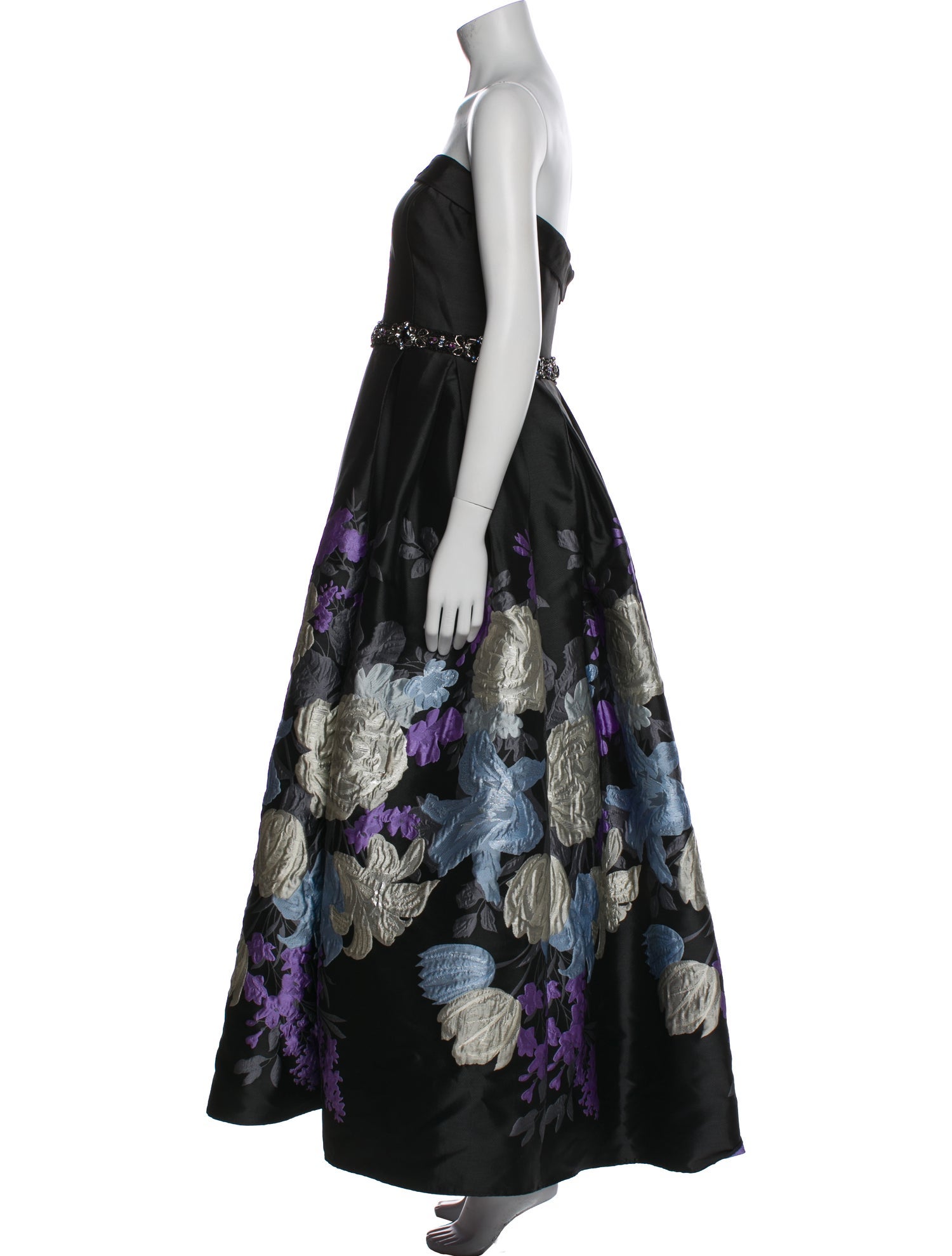 Jovani Floral Print Long Dress